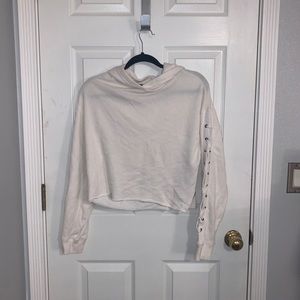 PINK Crop Top Sweatshirt size small